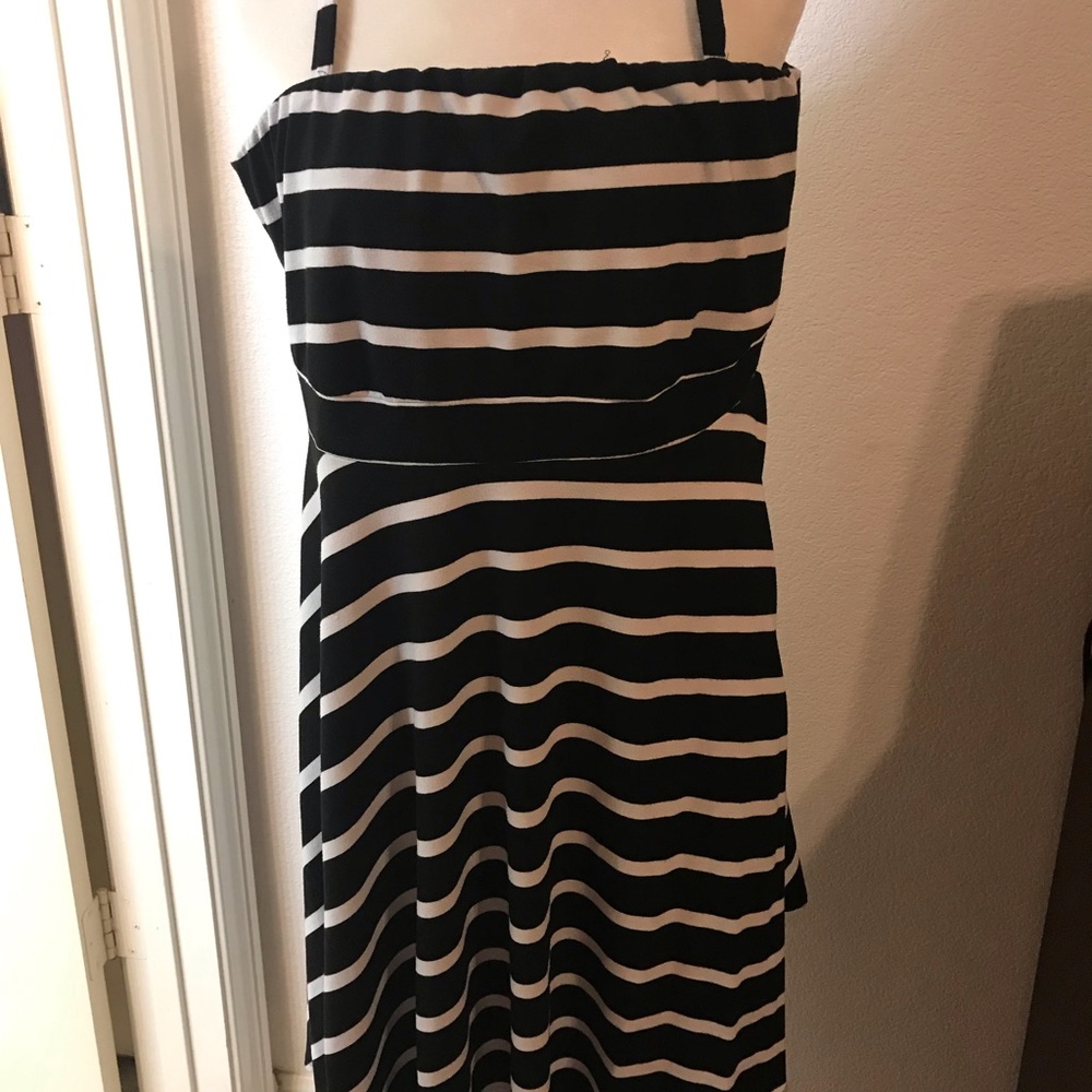 Black and white dress